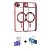 MARSİLYAN™- iPhone 17 Air Kılıf Nova Işık Özel Seri - Siyah 3D Antistatik Seramik Nano Ekran Koruyucu + Bilvis Titan Kamera Lens - GD