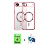 MARSİLYAN™- iPhone 17 Air Kılıf Nova Işık Özel Seri - Siyah 3D Antistatik Seramik Nano Ekran Koruyucu + Raze Metal Kamera Lens - MI