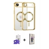 MARSİLYAN™- iPhone 17 Air Kılıf Nova Işık Özel Seri - Siyah Bilvis 3D Cam Ekran Koruyucu + Bilvis Titan Kamera Lens - SH