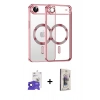 MARSİLYAN™- iPhone 17 Air Kılıf Nova Işık Özel Seri - Siyah Bilvis 3D Cam Ekran Koruyucu + Bilvis Titan Kamera Lens - SH