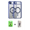 MARSİLYAN™- iPhone 17 Air Kılıf Nova Işık Özel Seri - Siyah Bilvis 3D Cam Ekran Koruyucu + Siyah Raze Metal Kamera Lens