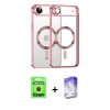 MARSİLYAN™- iPhone 17 Air Kılıf Nova Işık Özel Seri - Siyah Bilvis 5in1 3D Magic Cam Ekran Koruyucu + Raze Metal Kamera Lens - SH