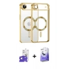 MARSİLYAN™- iPhone 17 Air Kılıf Nova Işık Özel Seri - Siyah Bilvis 5in1 5D Magic Hayalet Cam Ekran Koruyucu + Bilvis Titan Kamera Lens - GD