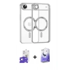MARSİLYAN™- iPhone 17 Air Kılıf Nova Işık Özel Seri - Siyah Bilvis 5in1 5D Magic Hayalet Cam Ekran Koruyucu + Bilvis Titan Kamera Lens - GS