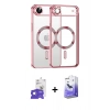 MARSİLYAN™- iPhone 17 Air Kılıf Nova Işık Özel Seri - Siyah Bilvis 5in1 5D Magic Hayalet Cam Ekran Koruyucu + Bilvis Titan Kamera Lens - GS