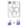 MARSİLYAN™- iPhone 17 Air Kılıf Nova Işık Özel Seri - Siyah Bilvis 5in1 5D Magic Hayalet Cam Ekran Koruyucu + Bilvis Titan Kamera Lens - GD