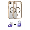 MARSİLYAN™- iPhone 17 Air Kılıf Nova Işık Özel Seri - Siyah Bilvis 5in1 5D Magic Hayalet Cam Ekran Koruyucu + Bilvis Titan Kamera Lens - GD