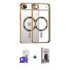 MARSİLYAN™- iPhone 17 Air Kılıf Nova Işık Özel Seri - Siyah Bilvis Hayalet Cam Ekran Koruyucu + Bilvis Titan Kamera Lens - GS