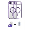 MARSİLYAN™- iPhone 17 Air Kılıf Nova Işık Özel Seri - Siyah Joko Magic 5D Cam + Bilvis Titan Kamera Lens - GD
