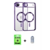 MARSİLYAN™- iPhone 17 Air Kılıf Nova Işık Özel Seri - Siyah Joko Magic 5D Cam + Raze Metal Kamera Lens - GS