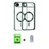 MARSİLYAN™- iPhone 17 Air Kılıf Nova Işık Özel Seri - Siyah Joko Magic 5D Cam + Raze Metal Kamera Lens - GS