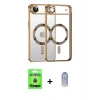 MARSİLYAN™- iPhone 17 Air Kılıf Nova Işık Özel Seri - Siyah Joko Magic 5D Cam + Raze Metal Kamera Lens - MI