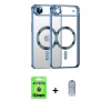 MARSİLYAN™- iPhone 17 Air Kılıf Nova Işık Özel Seri - Siyah Joko Magic 5D Cam + Raze Metal Kamera Lens - MI