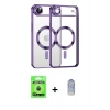MARSİLYAN™- iPhone 17 Air Kılıf Nova Işık Özel Seri - Siyah Joko Magic 5D Cam + Raze Metal Kamera Lens - MI