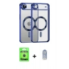 MARSİLYAN™- iPhone 17 Air Kılıf Nova Işık Özel Seri - Siyah Joko Magic 5D Cam + Raze Metal Kamera Lens - MI