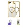 MARSİLYAN™- iPhone 17 Air Kılıf Nova Işık Özel Seri - Siyah Joko Magic 5D Hayalet Cam + Bilvis Titan Kamera Lens - GD