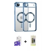 MARSİLYAN™- iPhone 17 Air Kılıf Nova Işık Özel Seri - Siyah Joko Magic 5D Hayalet Cam + Bilvis Titan Kamera Lens - GD