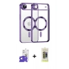 MARSİLYAN™- iPhone 17 Air Kılıf Nova Işık Özel Seri - Siyah Joko Magic 5D Hayalet Cam + Bilvis Titan Kamera Lens - GS