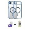 MARSİLYAN™- iPhone 17 Air Kılıf Nova Işık Özel Seri - Siyah Joko Magic 5D Hayalet Cam + Bilvis Titan Kamera Lens - LT