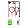 MARSİLYAN™- iPhone 17 Air Kılıf Nova Işık Özel Seri - Siyah Joko Magic 5D Hayalet Cam + Raze Metal Kamera Lens - GS