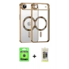 MARSİLYAN™- iPhone 17 Air Kılıf Nova Işık Özel Seri - Siyah Joko Magic 5D Hayalet Cam + Raze Metal Kamera Lens - MI