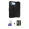 MARSİLYAN™- iPhone 17 Air Kılıf Siluet Işık Serisi - Siyah 360 Mat Full Body Arka Koruyucu + Bilvis Titan Kamera Lens - GD