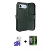 MARSİLYAN™- iPhone 17 Air Kılıf Siluet Işık Serisi - Siyah 360 Mat Full Body Arka Koruyucu + Bilvis Titan Kamera Lens - LT