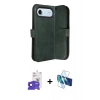 MARSİLYAN™- iPhone 17 Air Kılıf Siluet Işık Serisi - Siyah 3D Antistatik Cam Ekran Koruyucu + Bilvis Titan Kamera Lens - LT