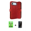 MARSİLYAN™- iPhone 17 Air Kılıf Siluet Işık Serisi - Siyah 3D Antistatik Hayalet Cam Ekran Koruyucu + Raze Metal Kamera Lens - MI