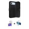 MARSİLYAN™- iPhone 17 Air Kılıf Siluet Işık Serisi - Siyah 3D Antistatik Seramik Nano Ekran Koruyucu + Bilvis Titan Kamera Lens - GD