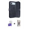 MARSİLYAN™- iPhone 17 Air Kılıf Siluet Işık Serisi - Siyah Bilvis 3D Cam Ekran Koruyucu + Bilvis Titan Kamera Lens - LT
