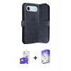 MARSİLYAN™- iPhone 17 Air Kılıf Siluet Işık Serisi - Siyah Bilvis 5in1 3D Magic Cam Ekran Koruyucu + Bilvis Titan Kamera Lens - GS