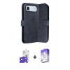 MARSİLYAN™- iPhone 17 Air Kılıf Siluet Işık Serisi - Siyah Bilvis 5in1 3D Magic Cam Ekran Koruyucu + Bilvis Titan Kamera Lens - LT