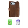 MARSİLYAN™- iPhone 17 Air Kılıf Siluet Işık Serisi - Siyah Bilvis 5in1 3D Magic Cam Ekran Koruyucu + Raze Metal Kamera Lens - GD
