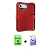 MARSİLYAN™- iPhone 17 Air Kılıf Siluet Işık Serisi - Siyah Bilvis 5in1 5D Magic Hayalet Cam Ekran Koruyucu + Raze Metal Kamera Lens - MI