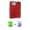 MARSİLYAN™- iPhone 17 Air Kılıf Siluet Işık Serisi - Siyah Bilvis 5in1 5D Magic Hayalet Cam Ekran Koruyucu + Raze Metal Kamera Lens - GS