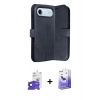 MARSİLYAN™- iPhone 17 Air Kılıf Siluet Işık Serisi - Siyah Bilvis 5in1 5D Magic Hayalet Cam Ekran Koruyucu + Bilvis Titan Kamera Lens - LT