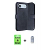 MARSİLYAN™- iPhone 17 Air Kılıf Siluet Işık Serisi - Siyah Joko Magic 5D Cam + Raze Metal Kamera Lens - GD