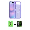 MARSİLYAN™- iPhone 17 Air Kılıf Siluet Minimal Prime - Şeffaf 360 Full Body Arka Koruyucu + Raze Metal Kamera Lens - GD