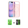 MARSİLYAN™- iPhone 17 Air Kılıf Siluet Minimal Prime - Şeffaf 360 Full Body Arka Koruyucu + Raze Metal Kamera Lens - GD