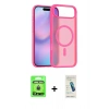 MARSİLYAN™- iPhone 17 Air Kılıf Siluet Minimal Prime - Şeffaf Pasifik Cam Ekran Koruyucu + Raze Metal Kamera Lens - GD