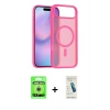 MARSİLYAN™- iPhone 17 Air Kılıf Siluet Minimal Prime - Şeffaf Pasifik Cam Ekran Koruyucu + Raze Metal Kamera Lens - GS