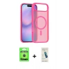 MARSİLYAN™- iPhone 17 Air Kılıf Siluet Minimal Prime - Şeffaf Pasifik Cam Ekran Koruyucu + Raze Metal Kamera Lens - MI