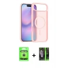 MARSİLYAN™- iPhone 17 Air Kılıf Siluet Minimal Prime - Siyah 360 Mat Full Body Arka Koruyucu + Raze Metal Kamera Lens - GS