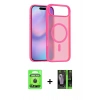 MARSİLYAN™- iPhone 17 Air Kılıf Siluet Minimal Prime - Siyah 360 Mat Full Body Arka Koruyucu + Raze Metal Kamera Lens - SH