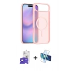 MARSİLYAN™- iPhone 17 Air Kılıf Siluet Minimal Prime - Siyah 3D Antistatik Seramik Nano Ekran Koruyucu + Bilvis Titan Kamera Lens - SH