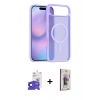 MARSİLYAN™- iPhone 17 Air Kılıf Siluet Minimal Prime - Siyah Bilvis 3D Cam Ekran Koruyucu + Bilvis Titan Kamera Lens - SH
