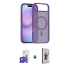 MARSİLYAN™- iPhone 17 Air Kılıf Siluet Minimal Prime - Siyah Bilvis 3D Cam Ekran Koruyucu + Bilvis Titan Kamera Lens - LT