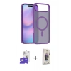 MARSİLYAN™- iPhone 17 Air Kılıf Siluet Minimal Prime - Siyah Bilvis 3D Cam Ekran Koruyucu + Bilvis Titan Kamera Lens - GD
