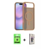 MARSİLYAN™- iPhone 17 Air Kılıf Siluet Minimal Prime - Siyah Bilvis 3D Cam Ekran Koruyucu + Gümüş Raze Metal Kamera Lens
